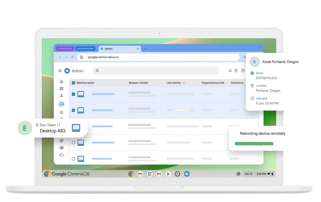 ChromeOS device management