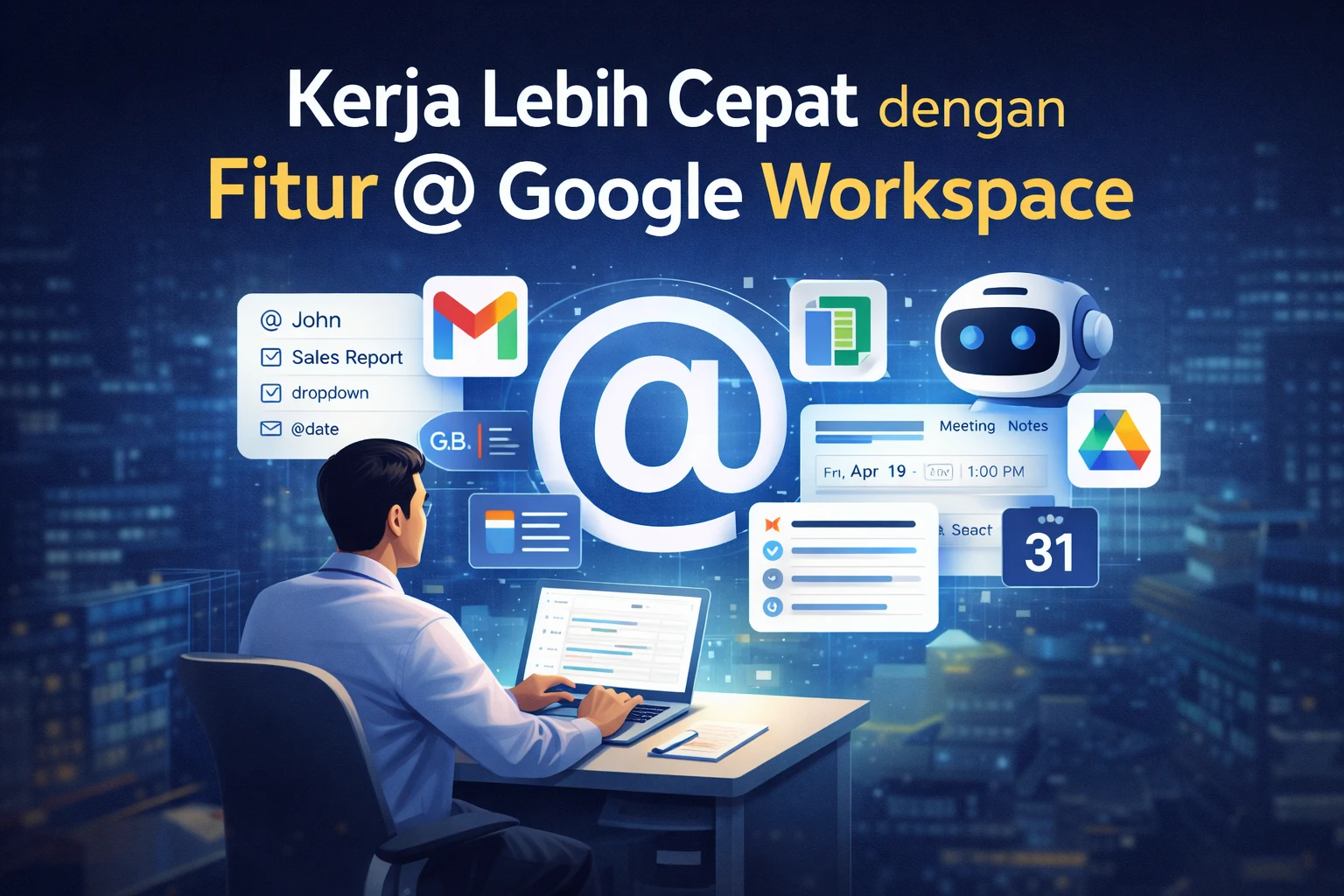 Stop Buka Banyak Tab: Cara Kerja Lebih Cepat dengan Fitur @ Google Workspace