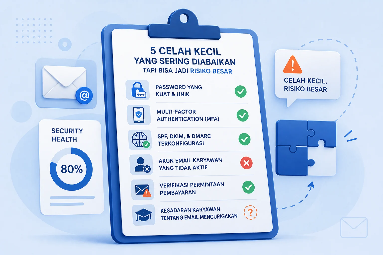 Hal Kecil yang Membuat Email Bisnis Rentan dan Cara Memperbaikinya